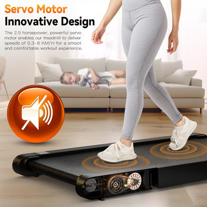 4-in-1 Under-Desk Vibration Walking Pad for Home & Office